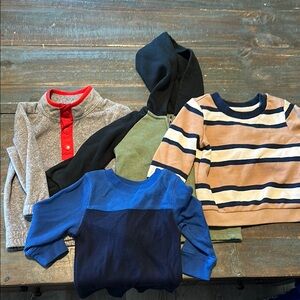 Kids' Multicolor Long Sleeve Tops Set